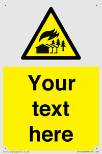 Custom Warning: Large scale fire zone